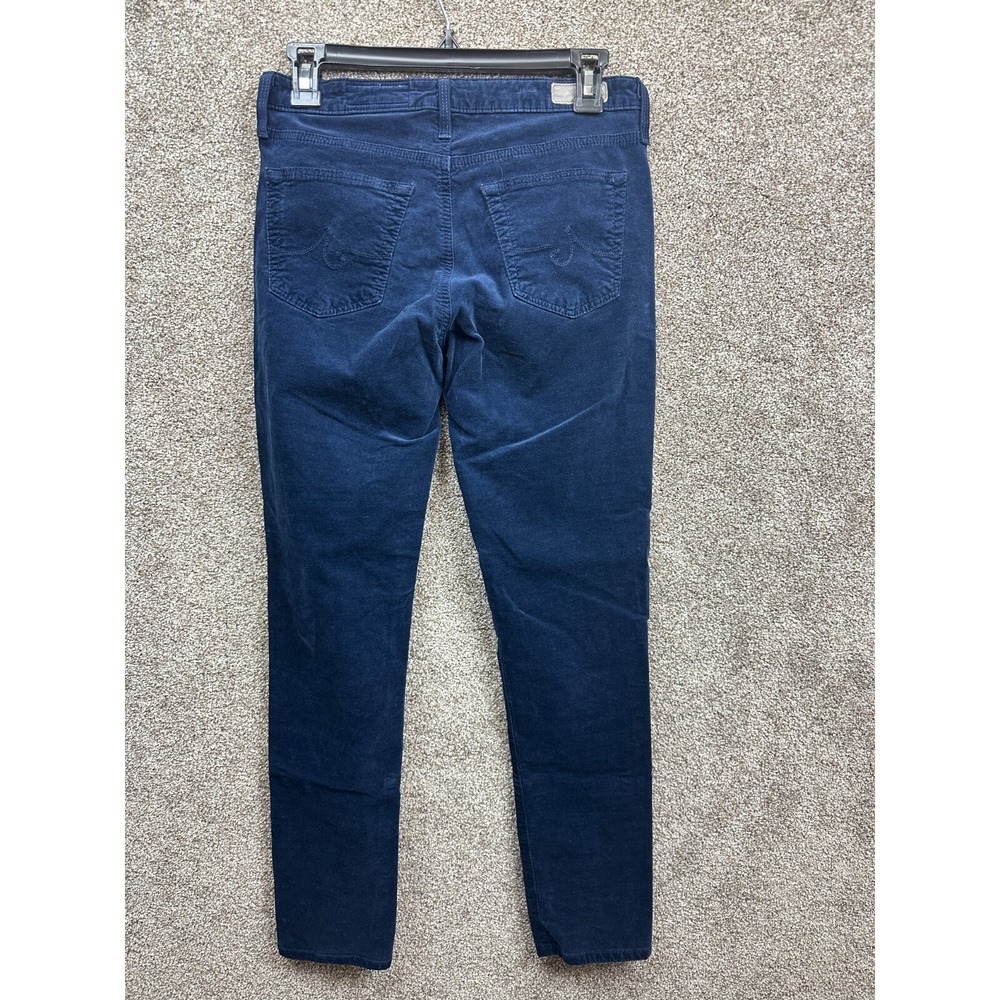 AG Adriano Goldschmied Anthropologie The Stevie Ankle Slim Straight Velvet Sz 27 - Picture 10 of 11